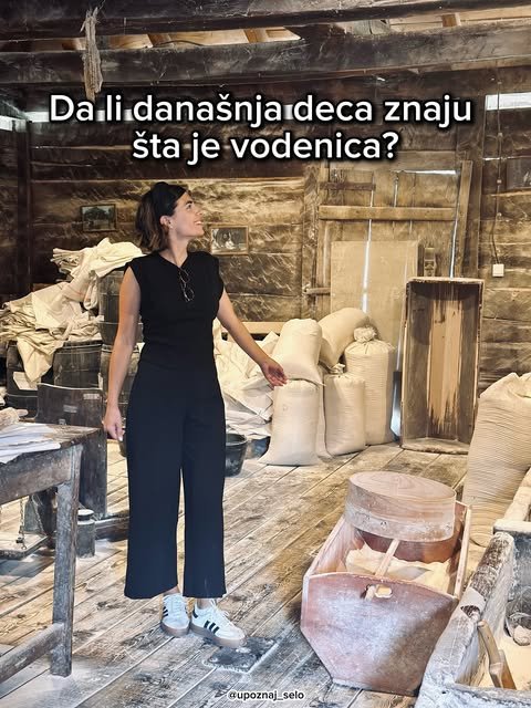 Unutrašnjost vodenice koja i danas radi